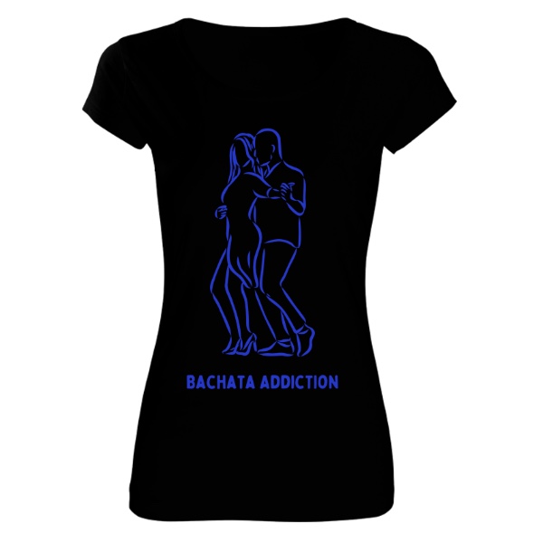 Bachata Shadow dámské tričko černé